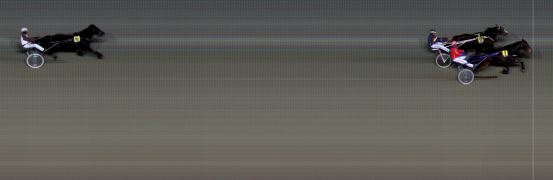 Målfoto for løp 1 på bane BI den 11.01.2019