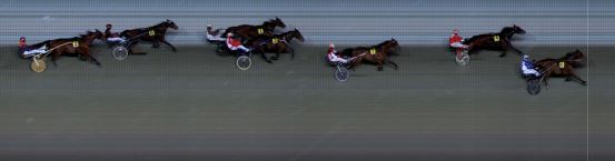 Målfoto for løp 1 på bane BI den 25.01.2019