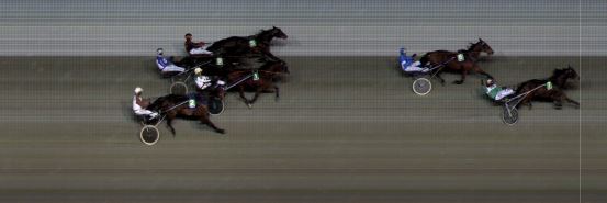 Målfoto for løp 4 på bane BI den 25.01.2019