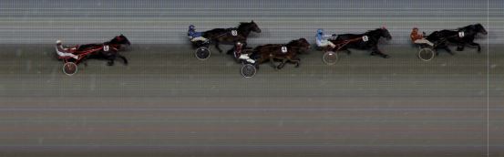 Målfoto for løp 5 på bane BI den 25.01.2019