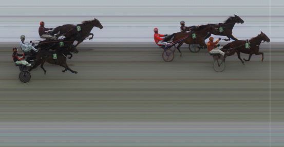 Målfoto for løp 4 på bane BI den 02.02.2019