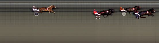 Målfoto for løp 3 på bane BI den 08.03.2019