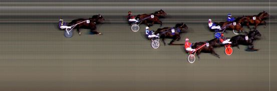 Målfoto for løp 5 på bane BI den 08.03.2019