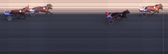 Målfoto for løp 4 på bane BI den 30.03.2019