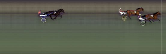 Målfoto for løp 5 på bane BI den 12.04.2019