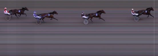 Målfoto for løp 2 på bane BI den 19.05.2019