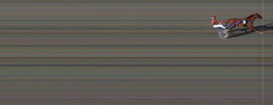 Målfoto for løp 2 på bane BI den 24.05.2019