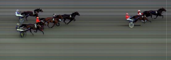 Målfoto for løp 6 på bane BI den 24.05.2019