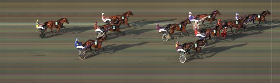 Målfoto for løp 4 på bane BI den 28.06.2019