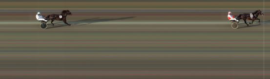 Målfoto for løp 5 på bane BI den 28.06.2019