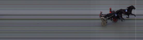 Målfoto for løp 2 på bane BI den 21.07.2019