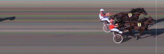 Målfoto for løp 1 på bane BI den 26.07.2019