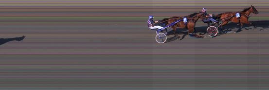 Målfoto for løp 2 på bane BI den 26.07.2019