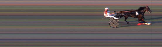 Målfoto for løp 6 på bane BI den 26.07.2019