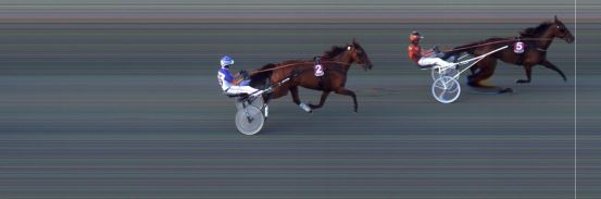 Målfoto for løp 8 på bane BI den 26.07.2019