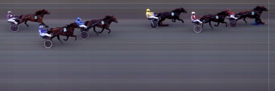 Målfoto for løp 4 på bane BI den 16.08.2019