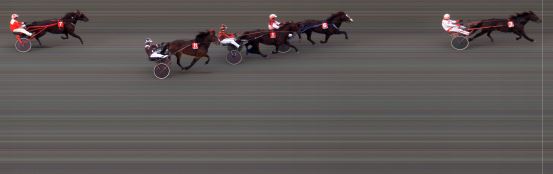 Målfoto for løp 3 på bane BI den 20.08.2019