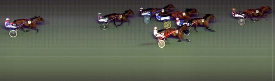 Målfoto for løp 7 på bane BI den 20.08.2019