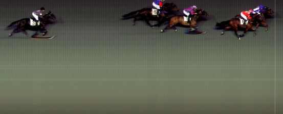 Målfoto for løp 8 på bane BI den 20.08.2019