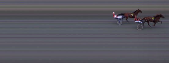 Målfoto for løp 1 på bane BI den 30.08.2019