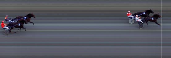 Målfoto for løp 2 på bane BI den 30.08.2019