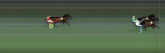 Målfoto for løp 5 på bane BI den 30.08.2019