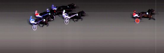 Målfoto for løp 4 på bane BI den 04.10.2019