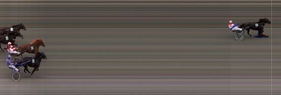 Målfoto for løp 4 på bane BI den 12.10.2019