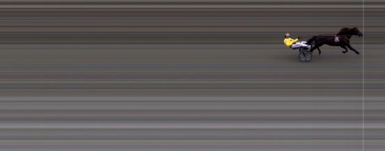 Målfoto for løp 8 på bane BI den 12.10.2019