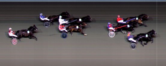 Målfoto for løp 4 på bane BI den 18.10.2019