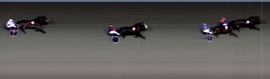 Målfoto for løp 3 på bane BI den 27.10.2019