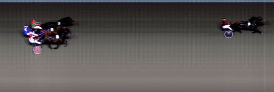 Målfoto for løp 4 på bane BI den 27.10.2019