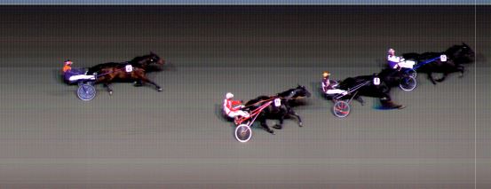 Målfoto for løp 5 på bane BI den 27.10.2019