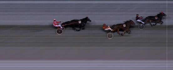 Målfoto for løp 7 på bane BI den 08.11.2019