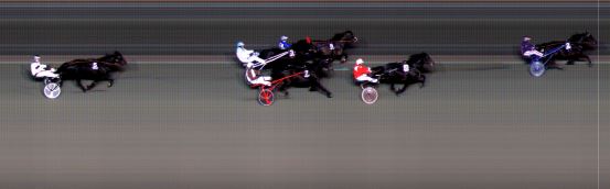 Målfoto for løp 6 på bane BI den 15.11.2019