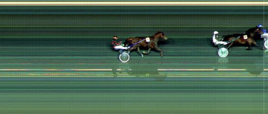 Målfoto for løp 1 på bane BI den 22.11.2019