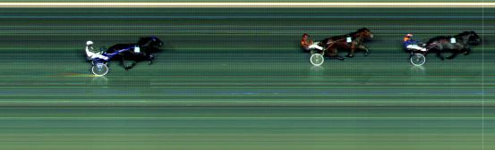 Målfoto for løp 4 på bane BI den 22.11.2019