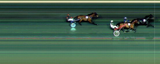 Målfoto for løp 5 på bane BI den 22.11.2019