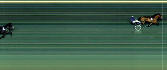 Målfoto for løp 6 på bane BI den 22.11.2019