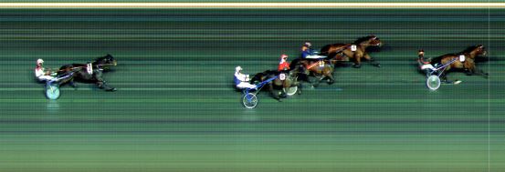 Målfoto for løp 7 på bane BI den 22.11.2019