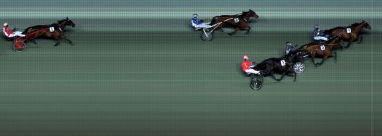 Målfoto for løp 5 på bane BI den 20.12.2019