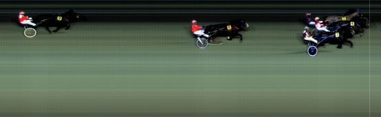 Målfoto for løp 1 på bane BI den 10.01.2020