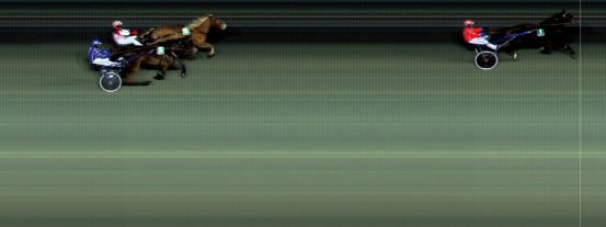 Målfoto for løp 4 på bane BI den 10.01.2020