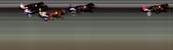 Målfoto for løp 1 på bane BI den 31.01.2020