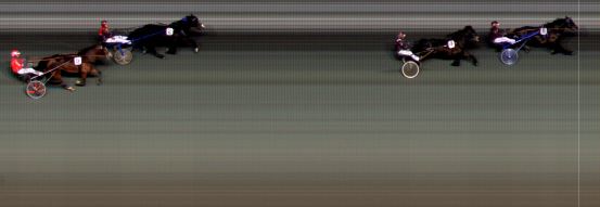 Målfoto for løp 5 på bane BI den 31.01.2020