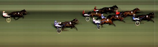 Målfoto for løp 6 på bane BI den 28.02.2020