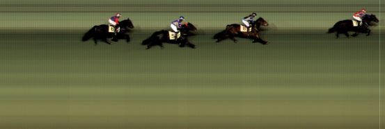 Målfoto for løp 7 på bane BI den 28.02.2020