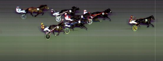 Målfoto for løp 5 på bane BI den 02.05.2020