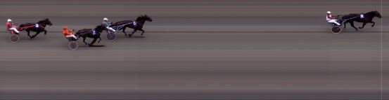 Målfoto for løp 2 på bane BI den 15.05.2020