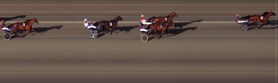 Målfoto for løp 6 på bane BI den 15.05.2020